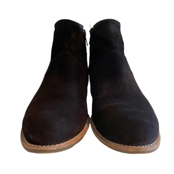 Paul Green Logan Black Suede Ankle Bootie US 6.5 Casual Boots Fall Staple - Picture 6 of 12